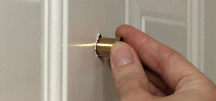 peephole door repair in Cocoa