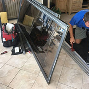 sliding glass door frame repair Cocoa